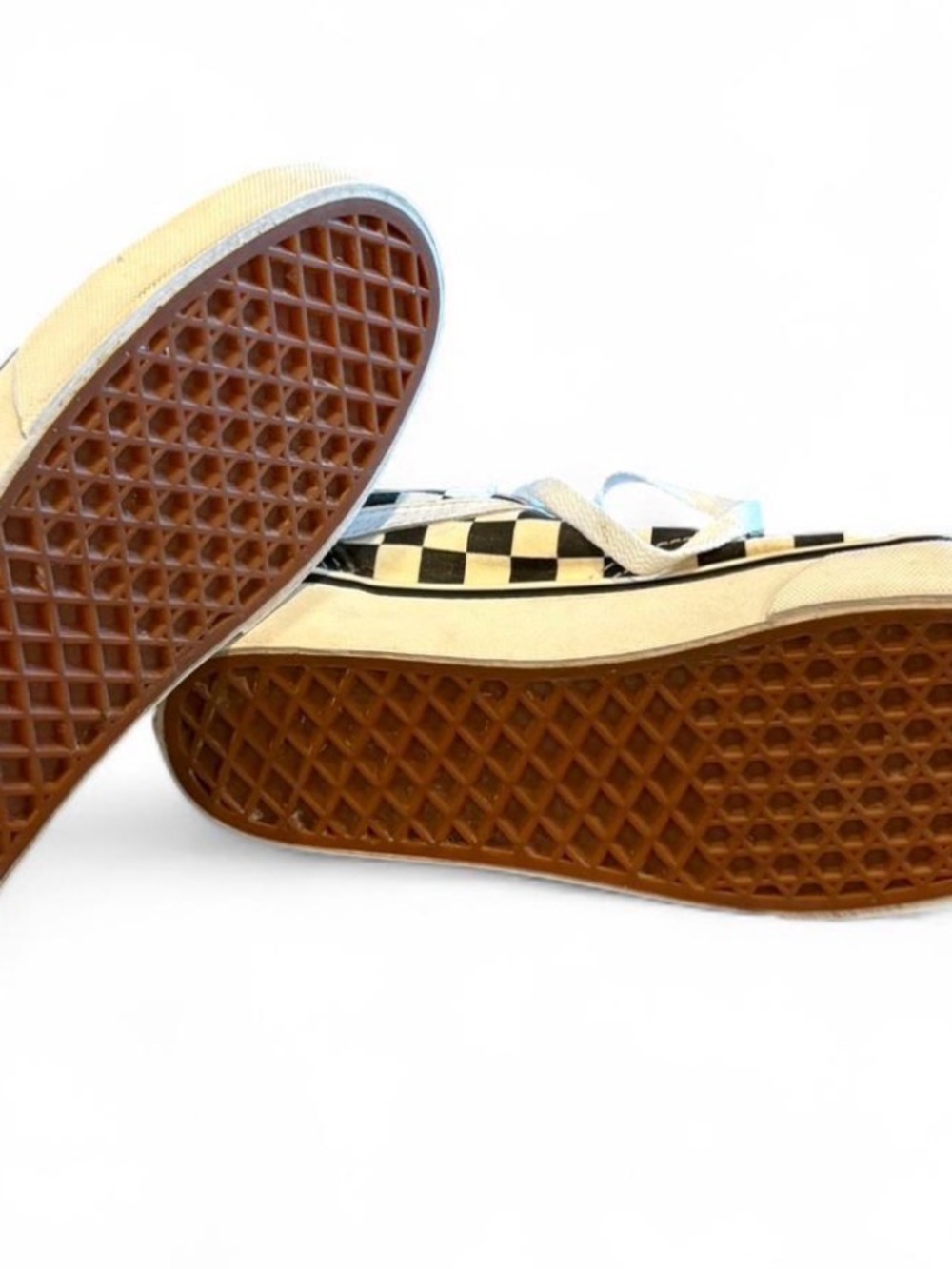 Vans Black and White Checkerboard Old Skool Sneakers - Picture 5 of 6